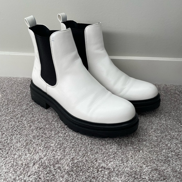 Steve Madden Billiee boots white - Picture 4 of 15